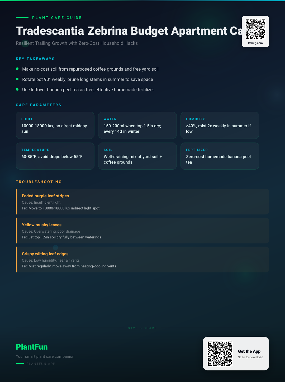The Budget Tradescantia Zebrina Care Checklist for Resilient Growth in Small Urban Apartments — Care Guide for indoor houseplants