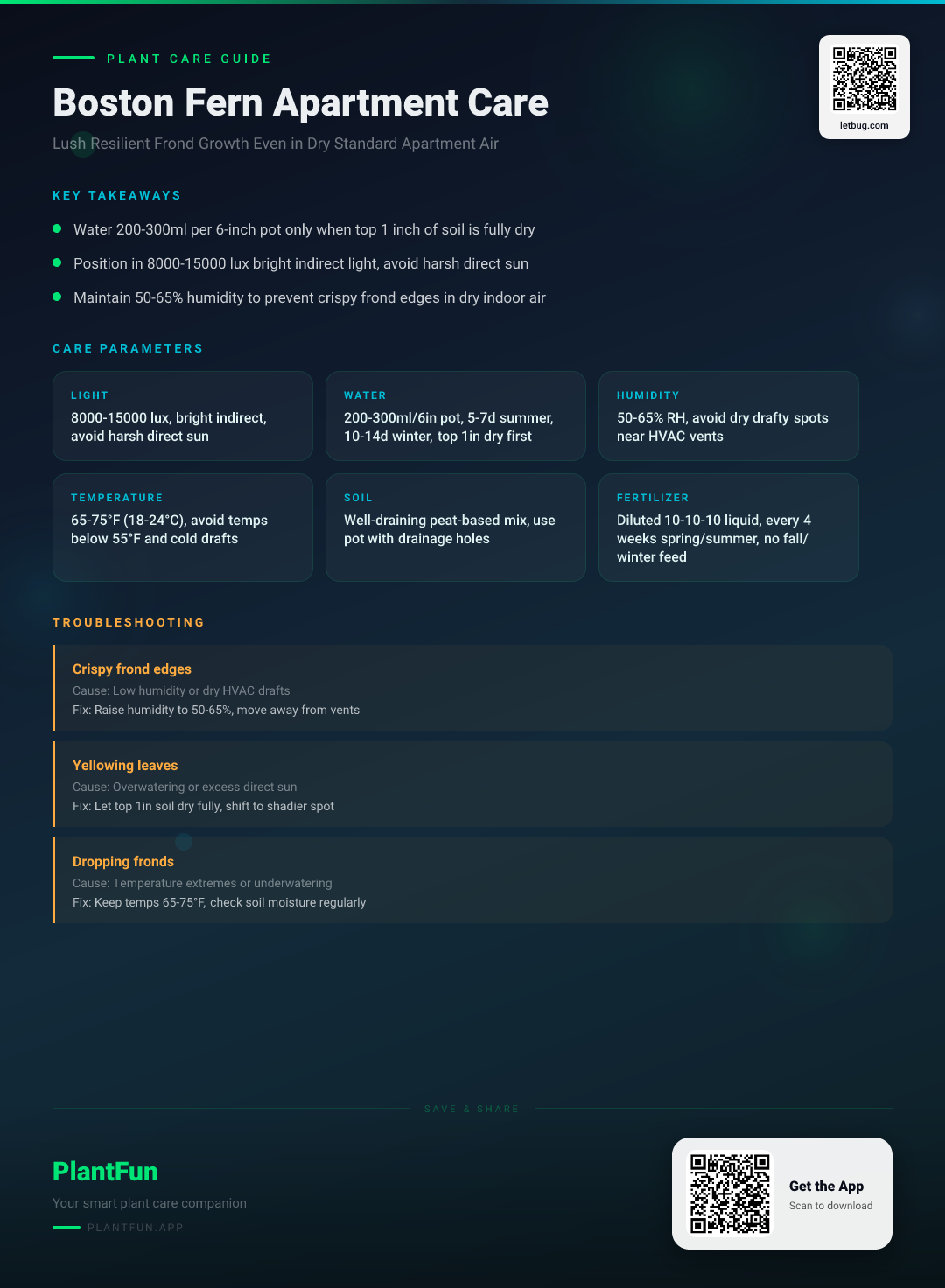 The Complete Boston Fern Care Checklist for Resilient Lush Growth in Typical Apartments — Care Guide for indoor houseplants