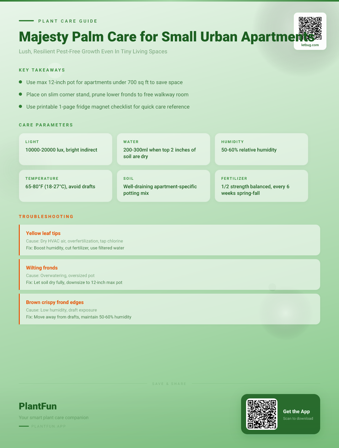 The Complete Majesty Palm Care Guide for Small Urban Apartments: Resilient Growth Tips — Care Guide for indoor houseplants