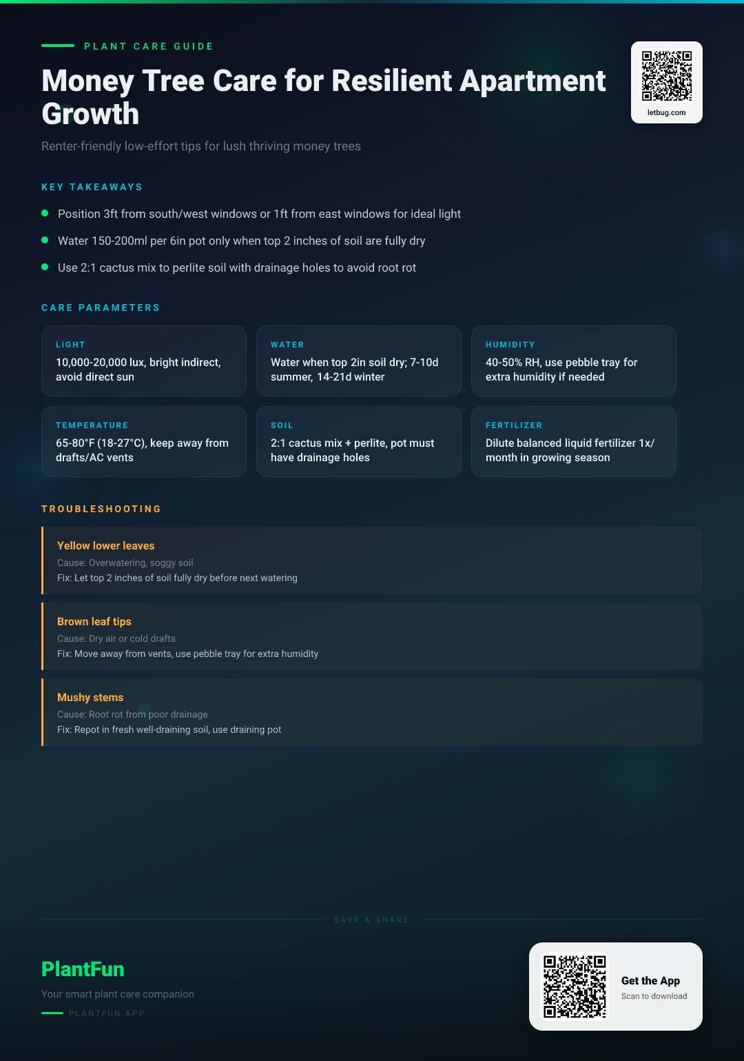 The Complete Money Tree Care Checklist for Resilient Growth in Typical Apartments — Care Guide for indoor houseplants