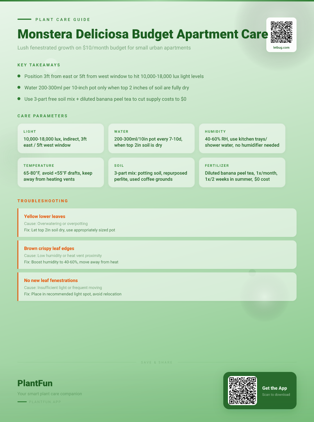 The Complete Monstera Deliciosa Care Checklist for Budget-Friendly Resilient Growth in Small Urban Apartments — Care Guide for indoor houseplants