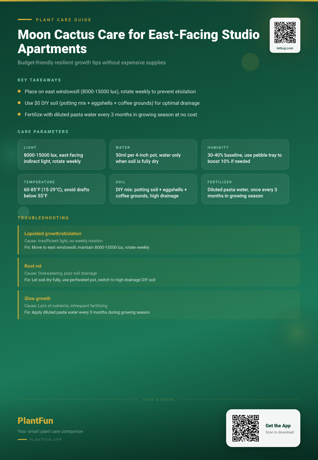 The Complete Moon Cactus Care Guide for East-Facing Studio Apartments: Budget-Friendly Tips for Resilient Growth — Care Guide for indoor houseplants