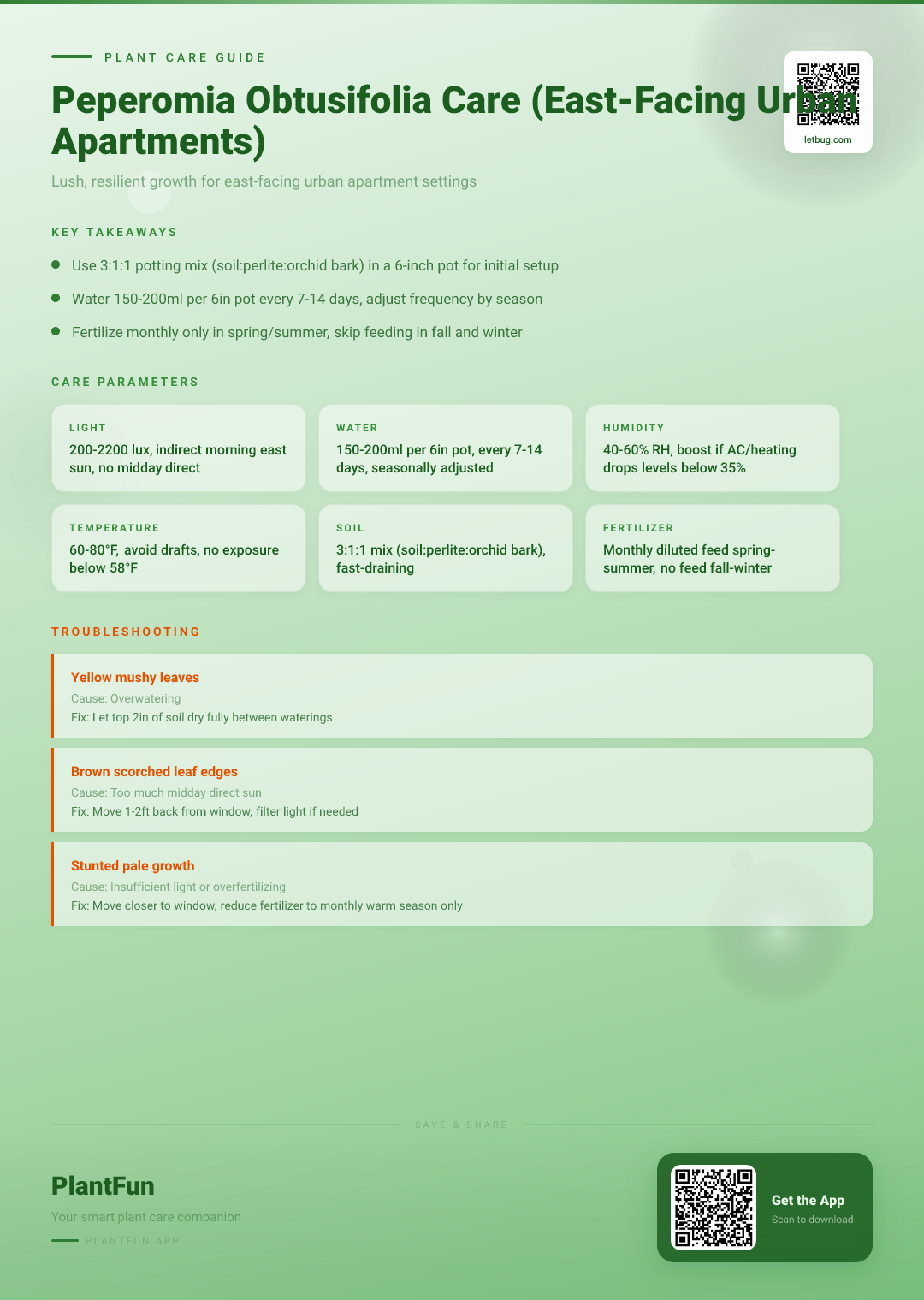 The Complete Peperomia Obtusifolia Care Guide for East-Facing Urban Apartments for Lush, Resilient Growth — Care Guide for indoor houseplants