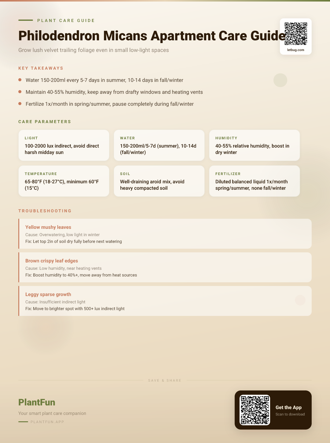 The Complete Philodendron Micans Care Guide for Typical Apartments: Thrive, Don’t Just Survive — Care Guide for indoor houseplants