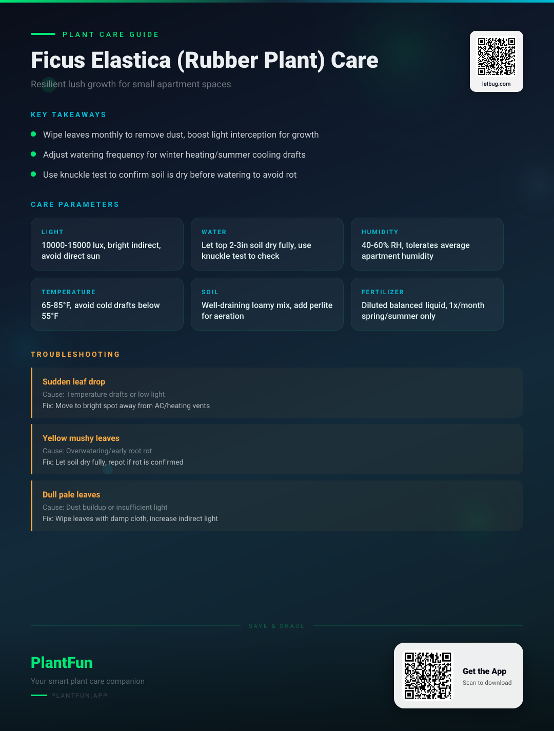 Ficus Elastica in Small Apartments: The Essential Rubber Plant Care Guide for Resilient Growth — Care Guide for indoor houseplants