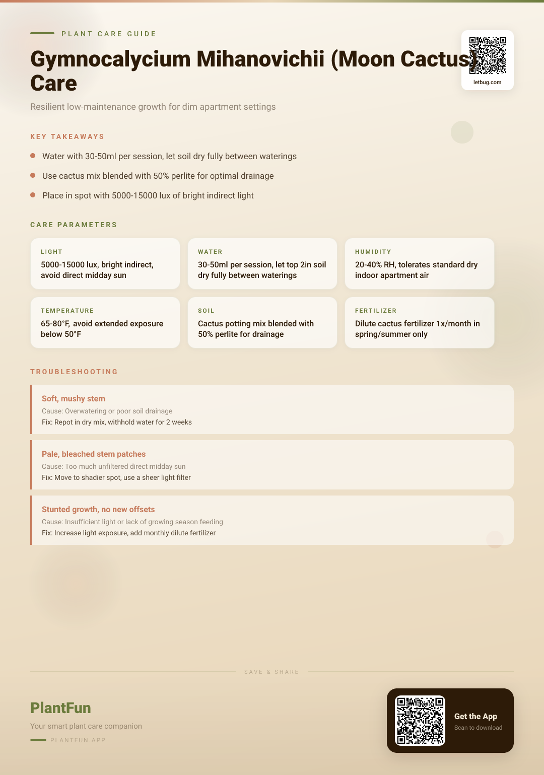 Gymnocalycium Mihanovichii Care in Your Dim Apartment: A Seasonal Guide for Resilient Growth — Care Guide for indoor houseplants