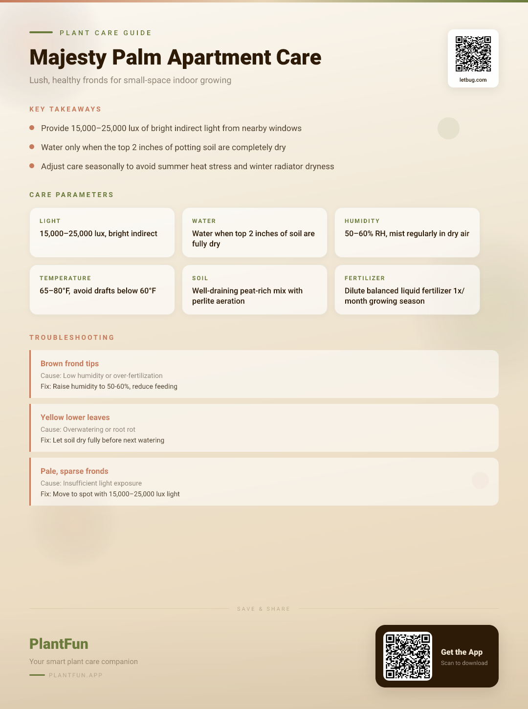 Majesty Palm in a Small Apartment: The Only Care Guide You’ll Ever Need — Care Guide for indoor houseplants