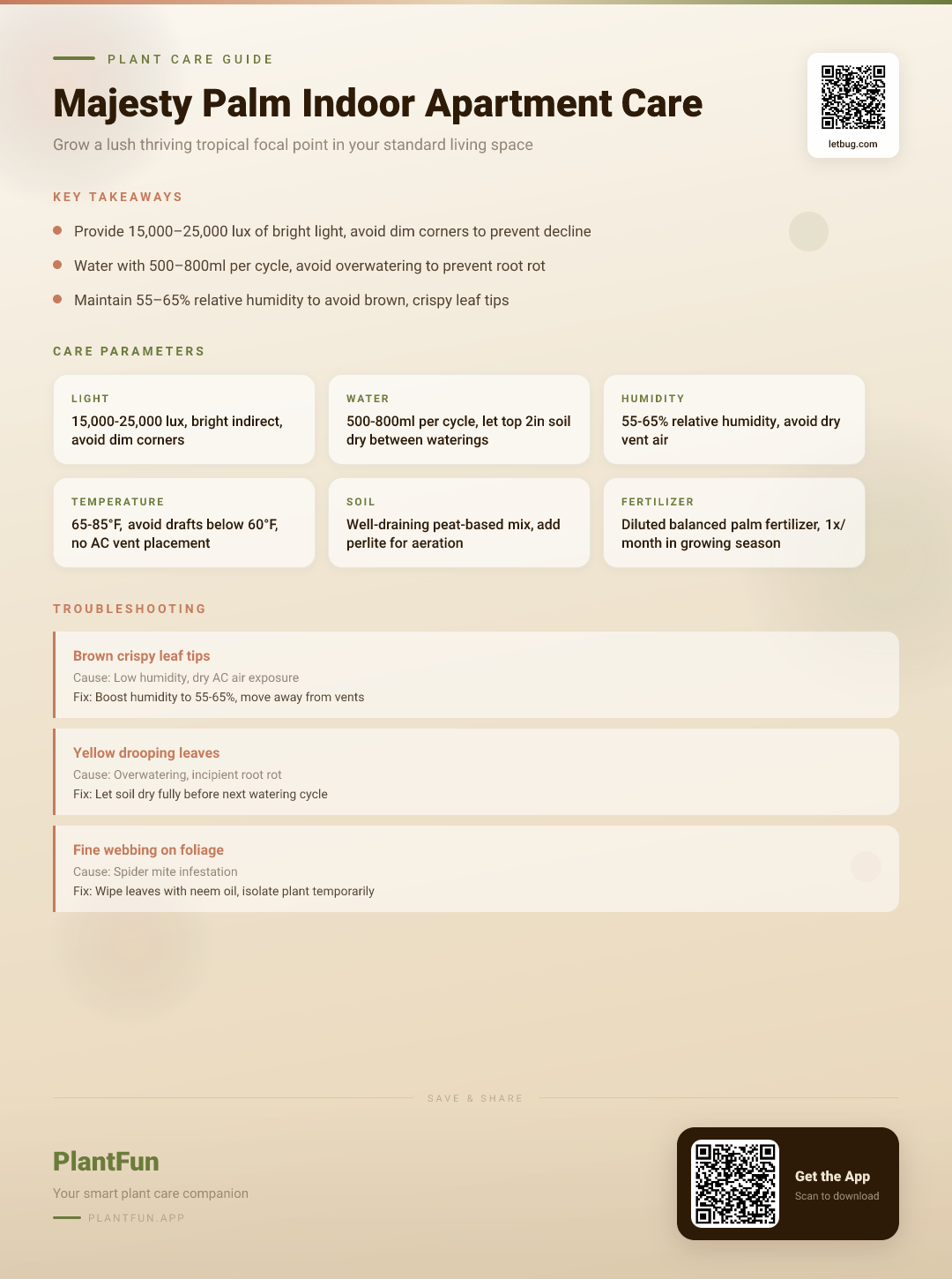 Majesty Palm in a Typical Apartment: The Only Care Guide You’ll Ever Need — Care Guide for indoor houseplants