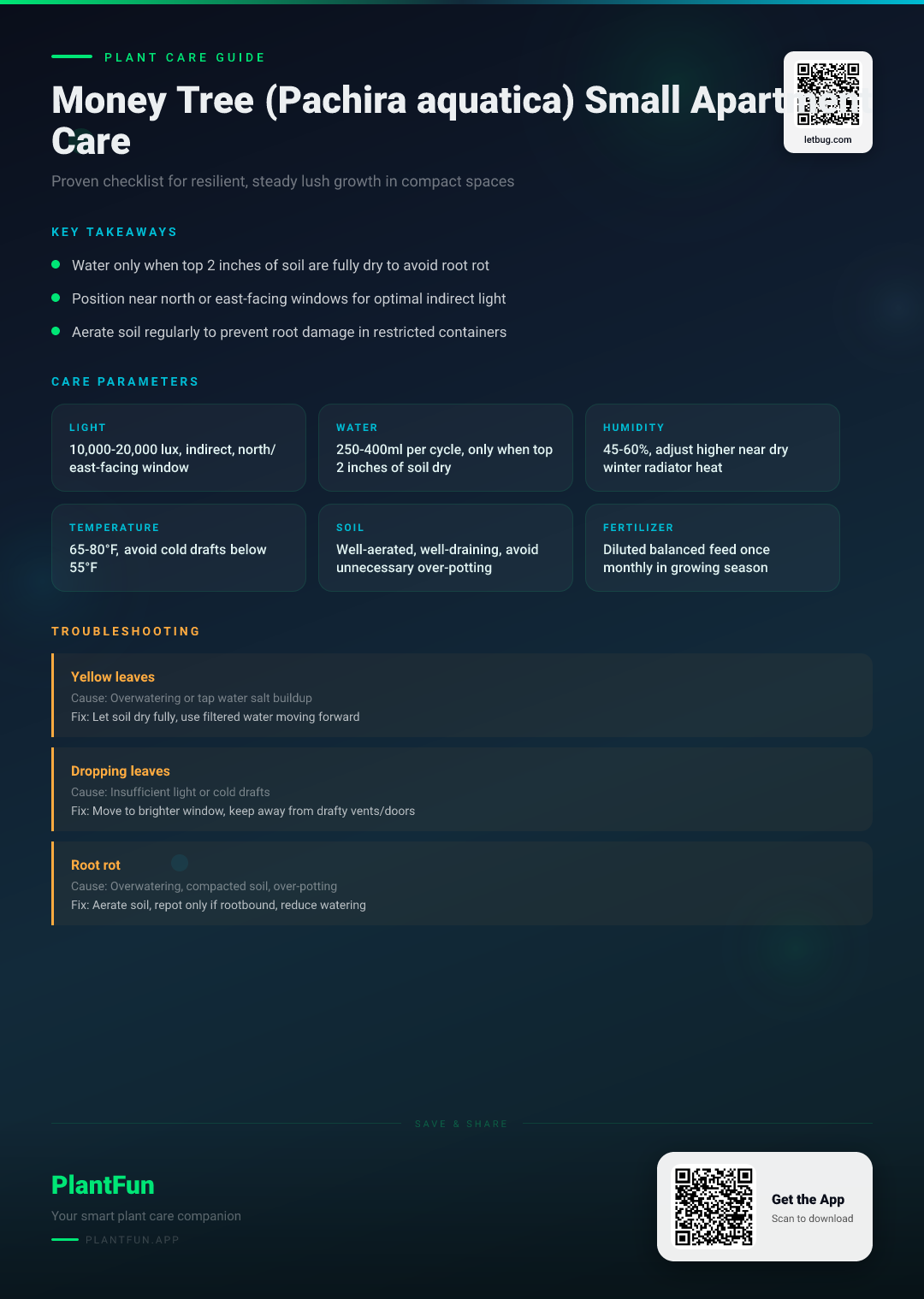Money Tree Care for Small Apartments: A Proven Checklist for Resilient, Steady Growth — Care Guide for indoor houseplants