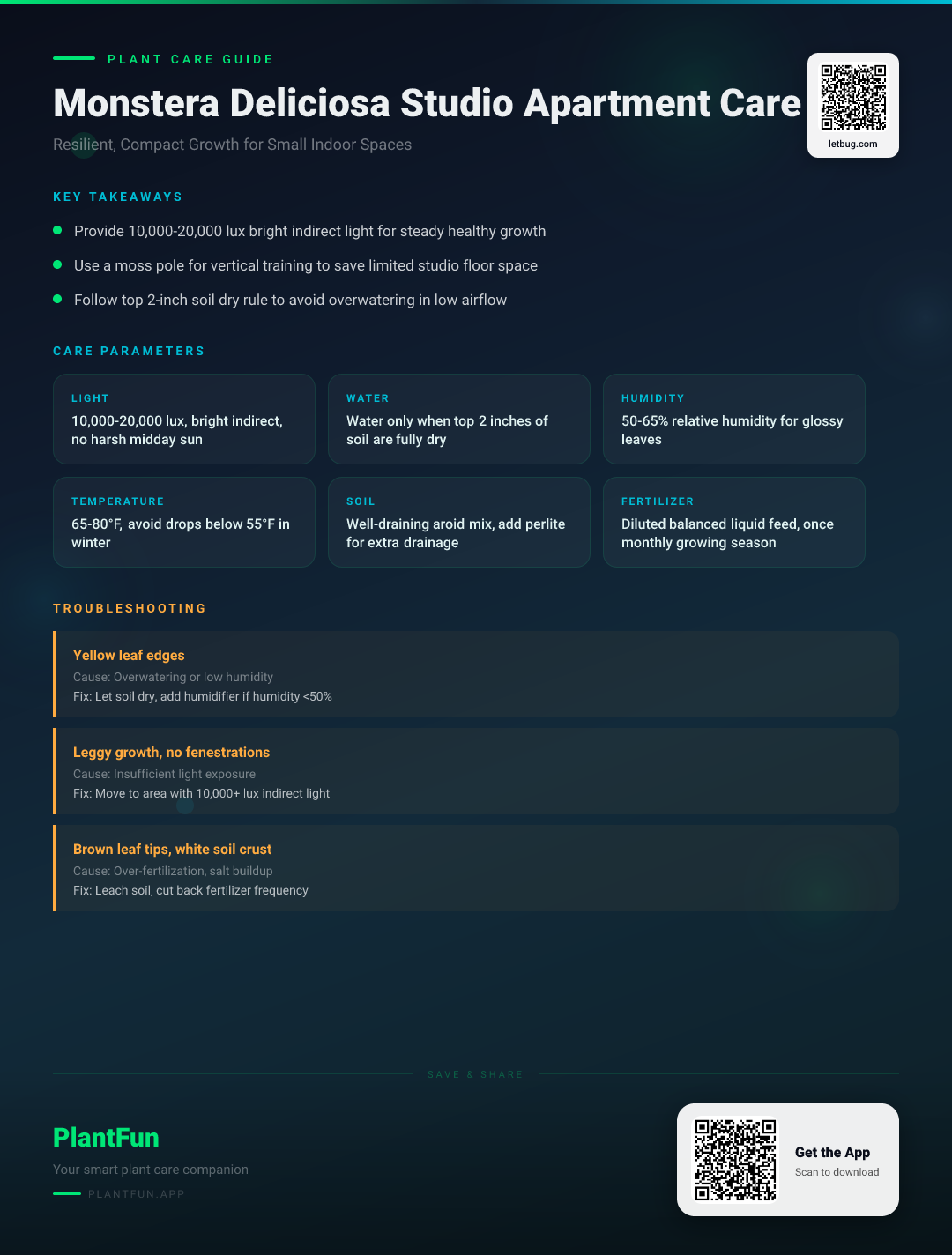 Monstera Deliciosa in a Studio Apartment: The Ultimate Care Guide for Resilient Growth — Care Guide for indoor houseplants