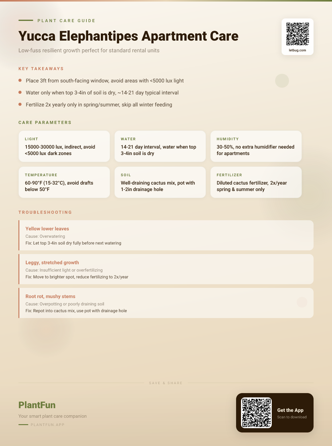 The Only Yucca Elephantipes Care Checklist for Resilient Growth in Typical Apartments — Care Guide for indoor houseplants