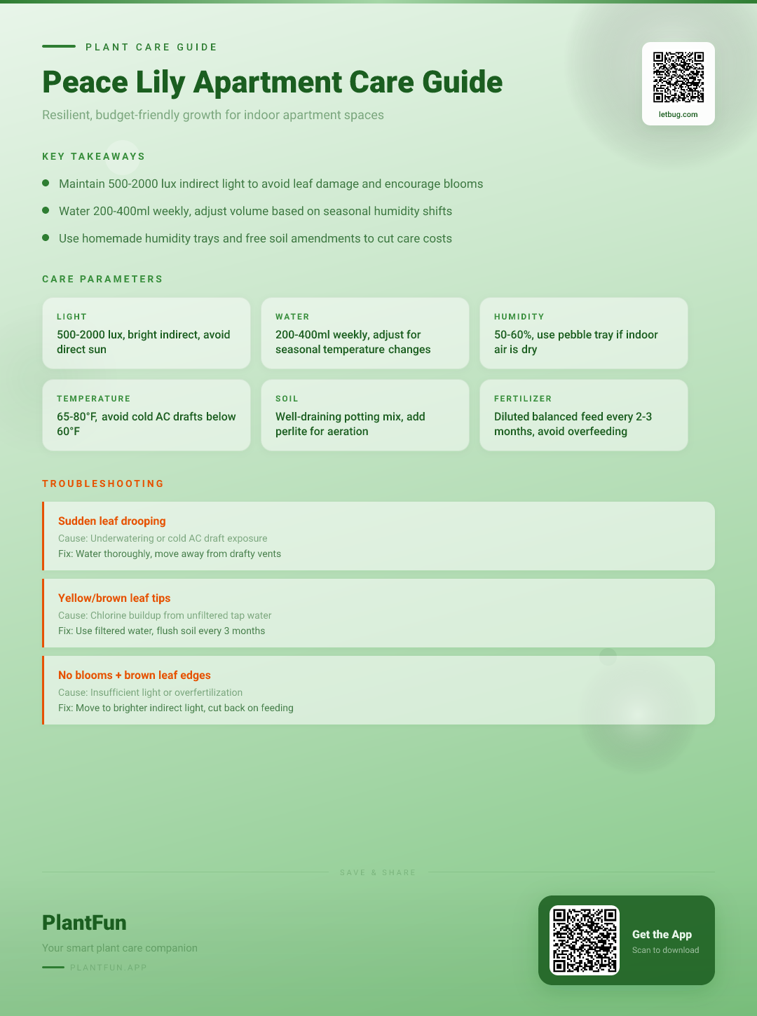 The Peace Lily Care Guide for Apartment Living: Achieve Resilient Growth on a Budget — Care Guide for indoor houseplants