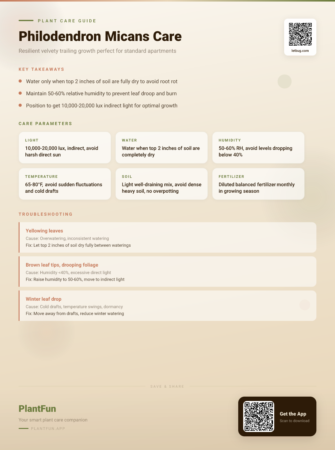 Philodendron Micans in a Standard Apartment: The Ultimate Resilience Guide for Velvety Growth — Care Guide for indoor houseplants